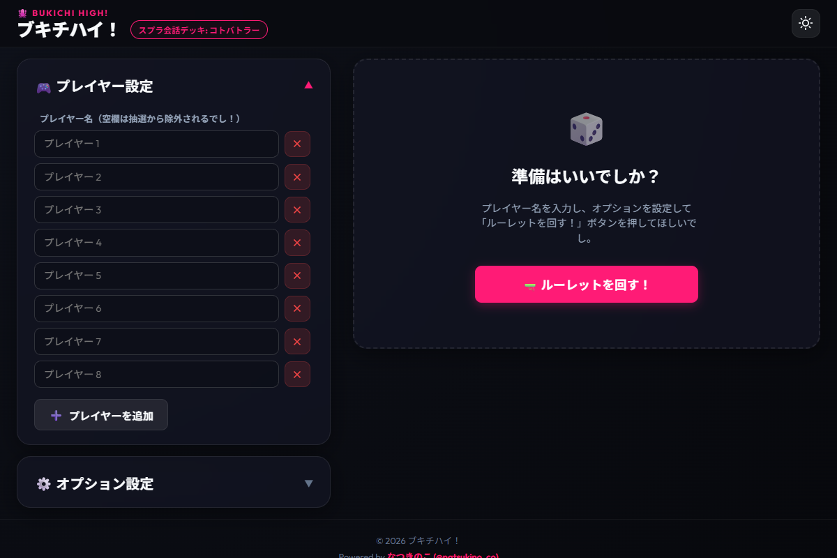 ブキチハイ！